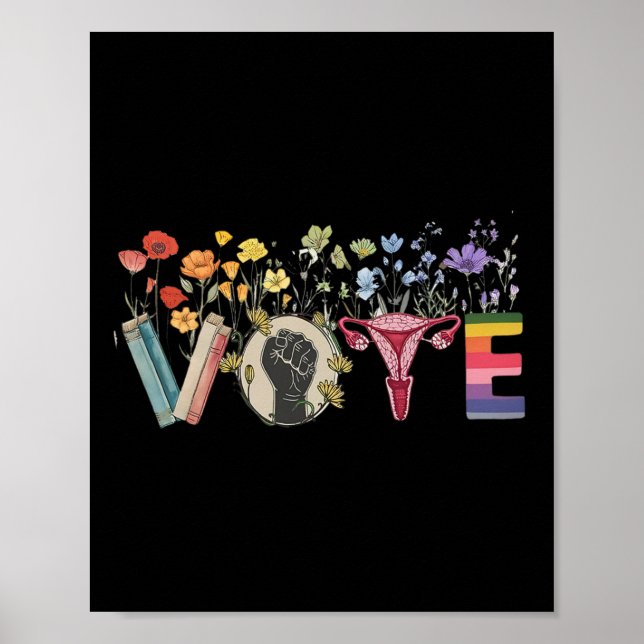 Abstimmung wie Ruth schickte dir Blume Feministin  Poster (Vorne)