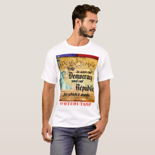 Abstimmung zum rett unserer Demokratie und unserer T-Shirt