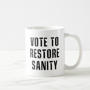 Abstimmung zur Wiederherstellung der Sanität im gr Kaffeetasse