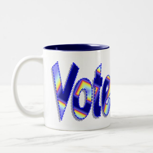 Abstimmung Zweifarbige Tasse (Links)