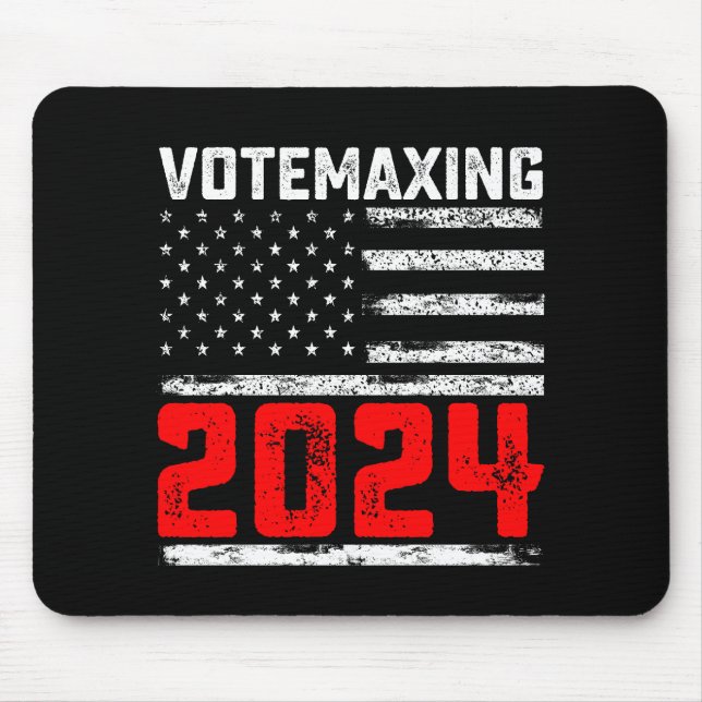 AbstimmungMaxing 2024 Trump Präsidentschaftswahl Mousepad (Vorne)