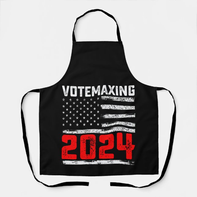 AbstimmungMaxing 2024 Trump Präsidentschaftswahl Schürze (Vorderseite)