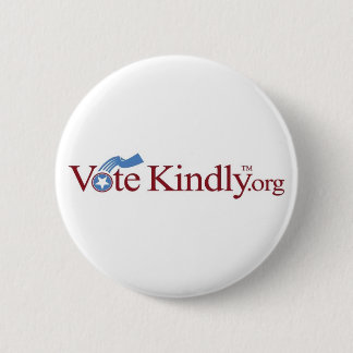 Abstimmungs-Kindly roter Knopf Button
