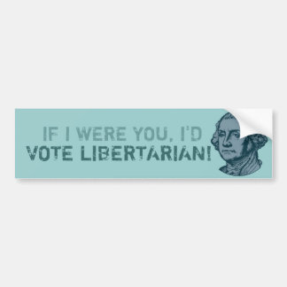 Abstimmungs-Liberalist! Autoaufkleber