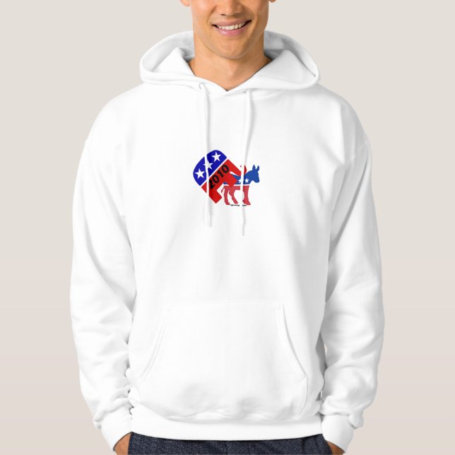 Abstimmungs-Republikaner im Jahre 2010 Hoodie (Vorderseite)