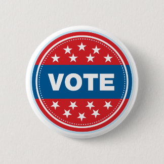 Abstimmungs-Siegel - Blau Button
