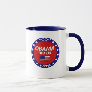 Abstimmungs-Tasse Obama Biden Tasse
