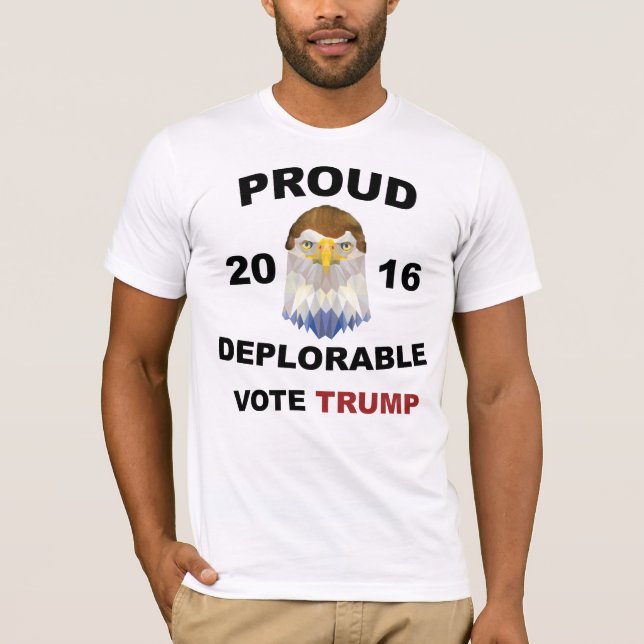 Abstimmungs-Trumpf 2016 - stolzes bedauernswertes T-Shirt (Vorderseite)