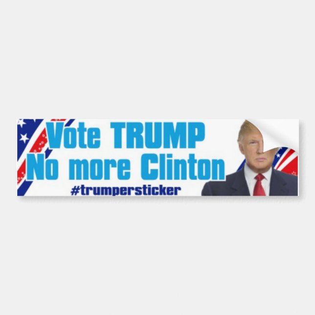 Abstimmungs-Trumpf Autoaufkleber (Vorne)