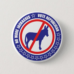 Abstimmungsrepublikanerknopf Button