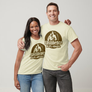Abstinenz 99% Effektiver religiöser Spaß T-Shirt