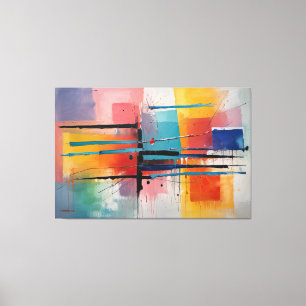 ABSTR_25-049 Abstrakt Art Canvas Print Leinwanddruck