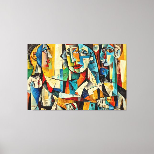 ABSTR_25-084 Abstrakt Art Canvas Print Leinwanddruck (Vorderseite)