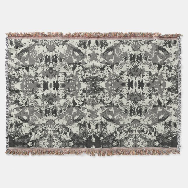 Abstrack Black Pattern Decke (Vorderseite)