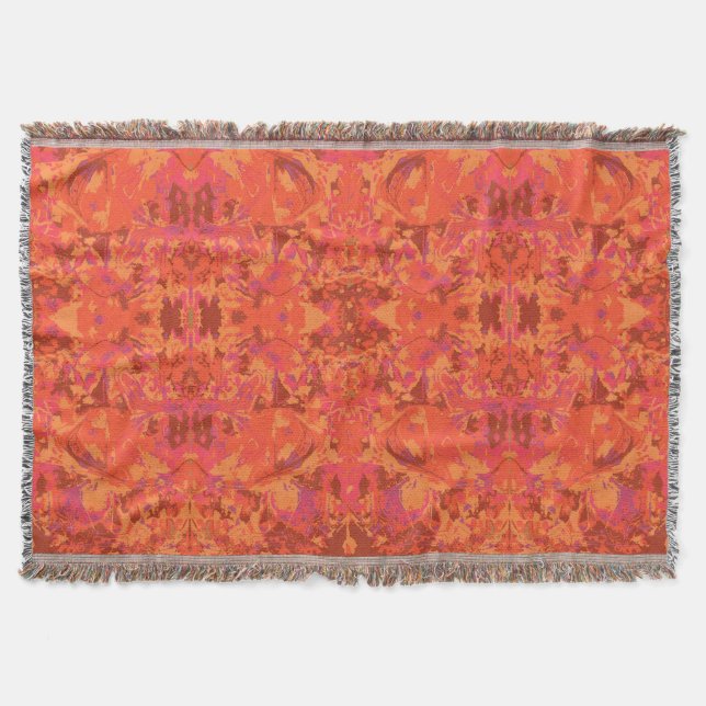 Abstrack Red Exclusive Muster Decke (Vorderseite)