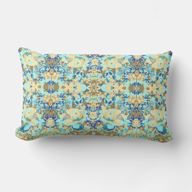 Abstrack Tropical Exclusive Muster Lendenkissen (Vorderseite)
