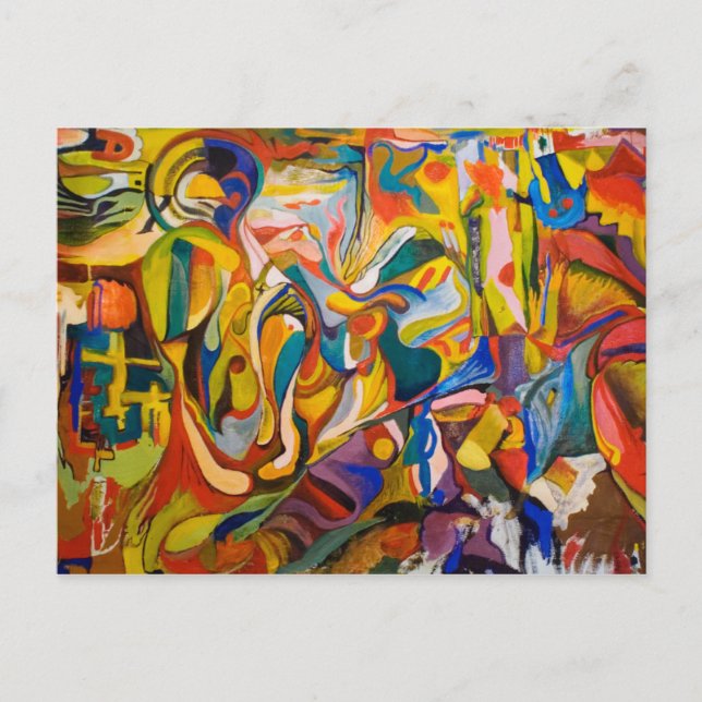 abstraCodAction-Postkarte Postkarte (Vorderseite)