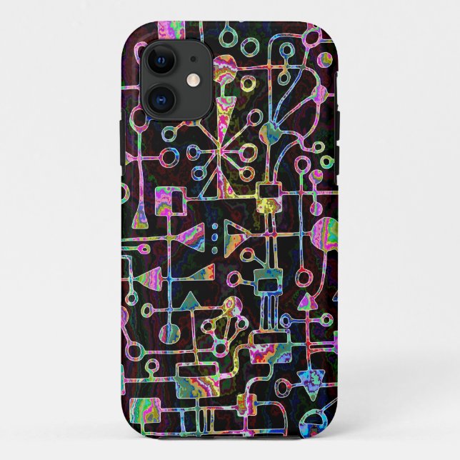 Abstract 090112 v1 Case-Mate iPhone hülle (Rückseite)