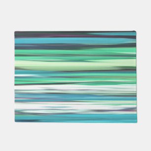 Abstract #2: Aqua blue blue blur Fußmatte