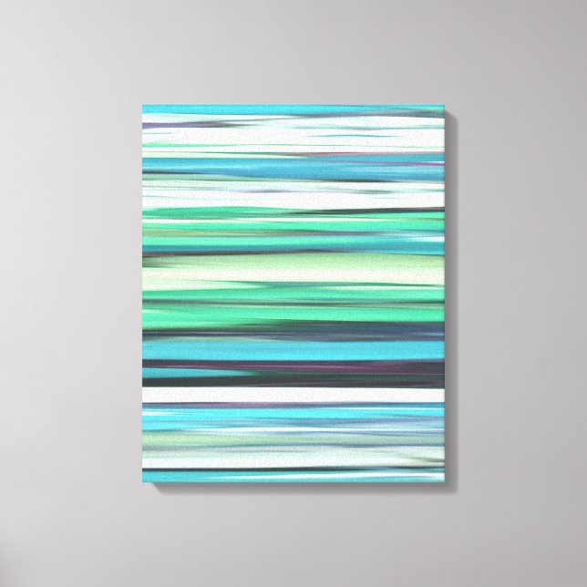 Abstract #2: Aqua blue blue blur Leinwanddruck (Vorderseite)