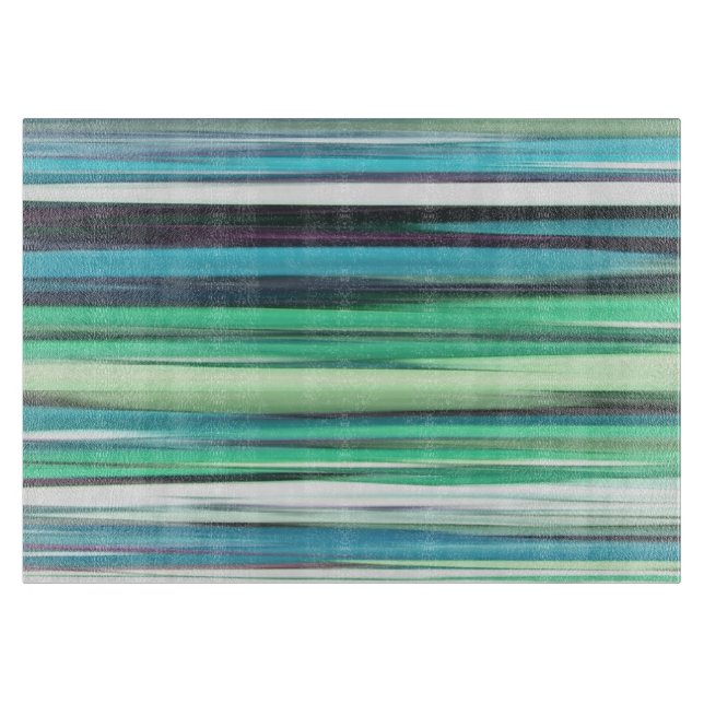 Abstract #2: Aqua blue blue blur Schneidebrett (Vorderseite)