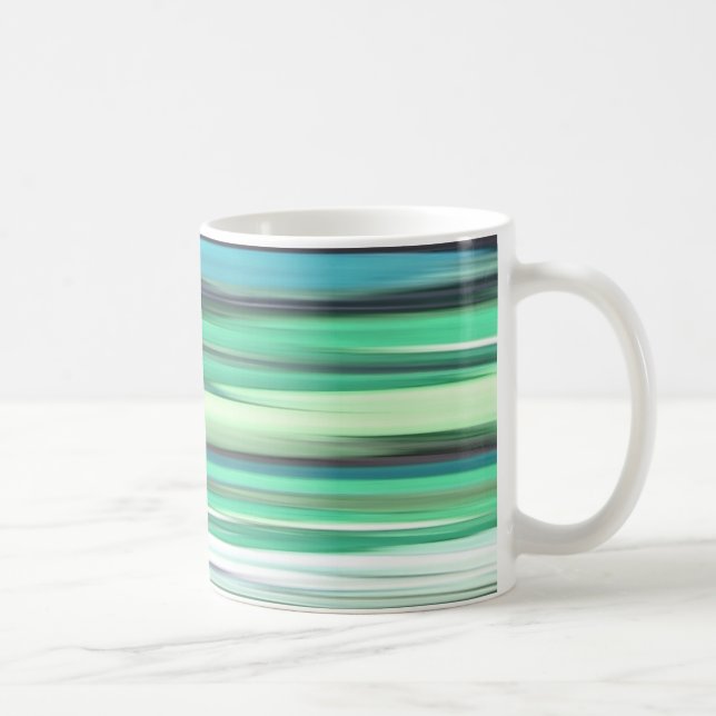Abstract #2: Aqua blue blue blur Tasse (Rechts)
