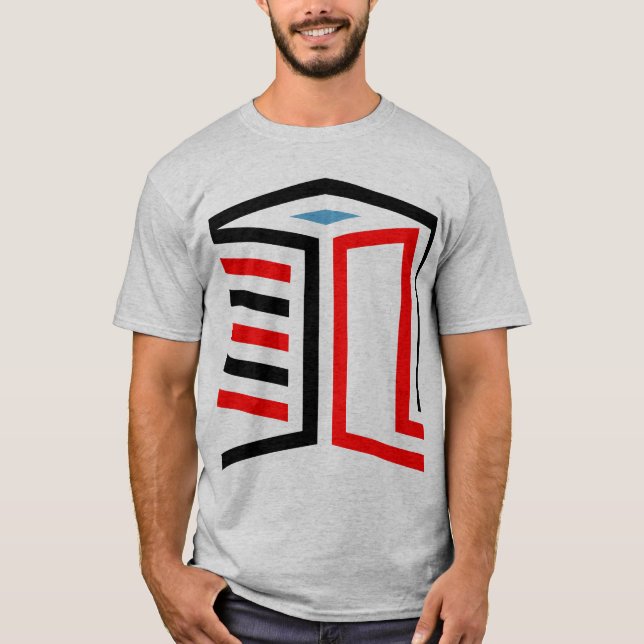 Abstract 3d Geometric Cube Design  T-Shirt (Vorderseite)