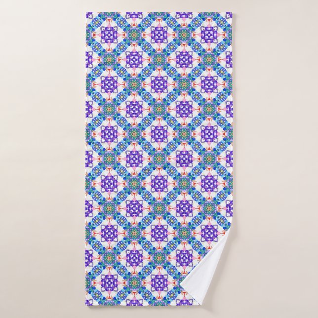 Abstract 3D Illustration of Modern Pattern3d illus Badehandtuch (Badehandtuch)