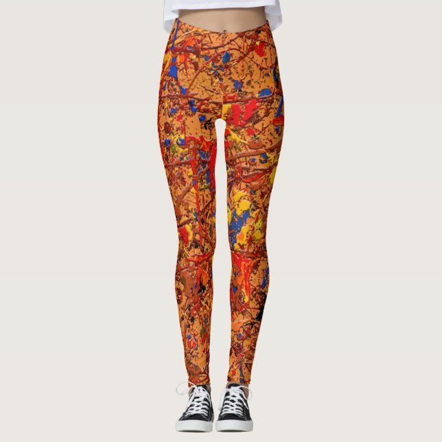 Abstract #725 leggings (Vorderseite)