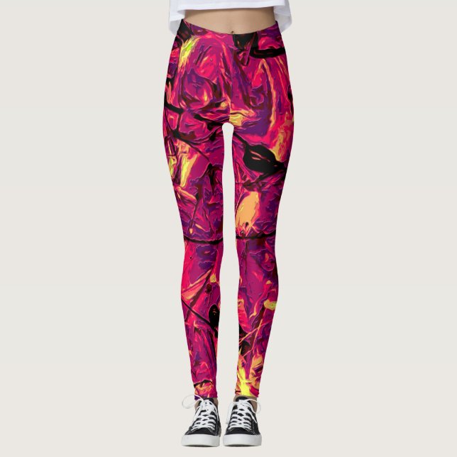 Abstract #787 leggings (Vorderseite)