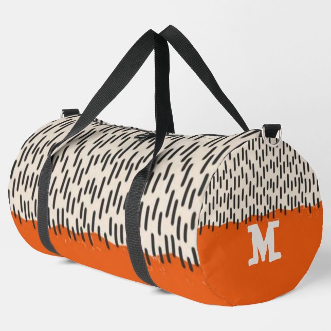 Abstract aesthetic 20s minimal vintage Monogram  Duffle Bag (Linke Ecke)