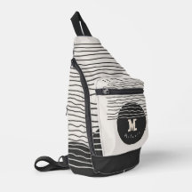 Abstract aesthetic minimal Monogram Modern