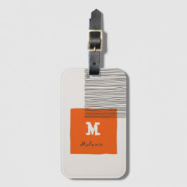 Abstract  aesthetic minimal vintage Monogram  Gepäckanhänger