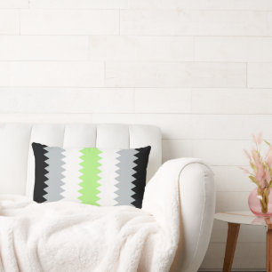 Abstract Agender Pride Flag      Lendenkissen