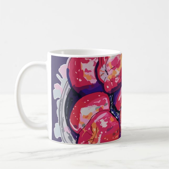 Abstract Apples Kaffeetasse (Links)