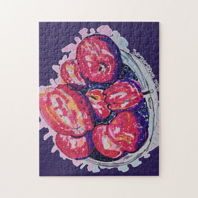 Abstract Apples Puzzle (Vertikal)
