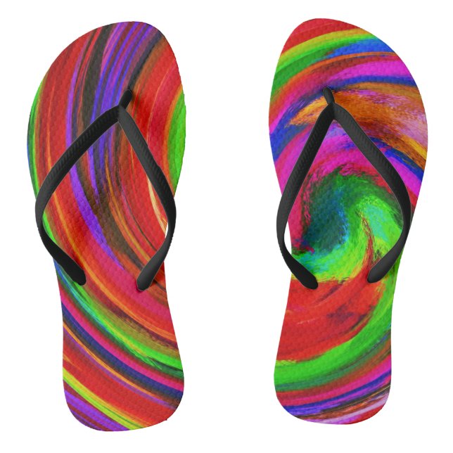 Abstract Art #25 Flip Flops (Fußbett)