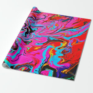 Abstract Art, Background, Hand Painting, Fluid Ar Geschenkpapier