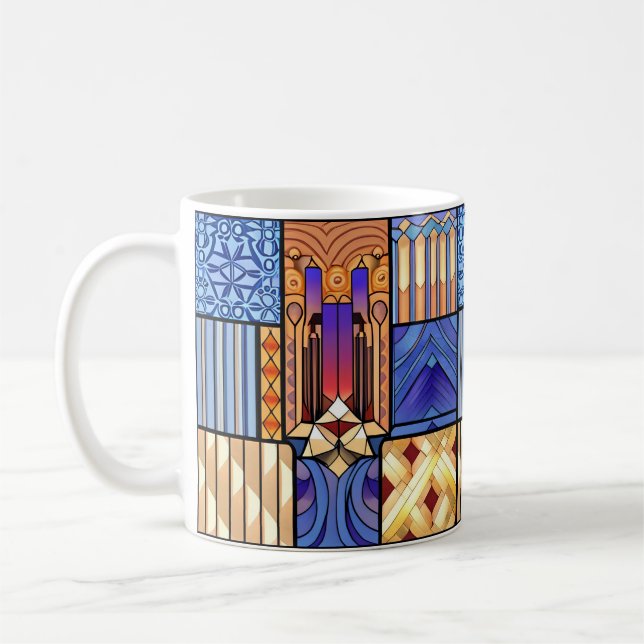 Abstract Art Deco  Kaffeetasse (Links)