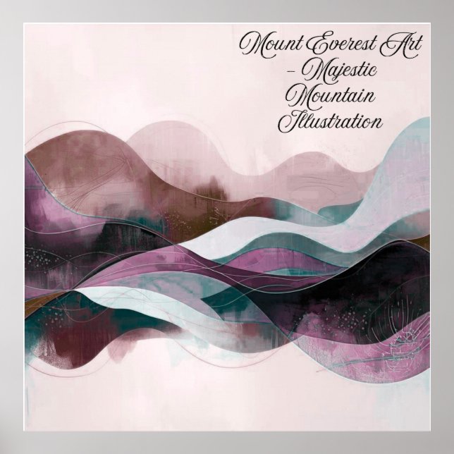 Abstract Art Design | Modern Minimalist Poster (Vorne)