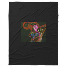 Abstract Art Fleece Blanket