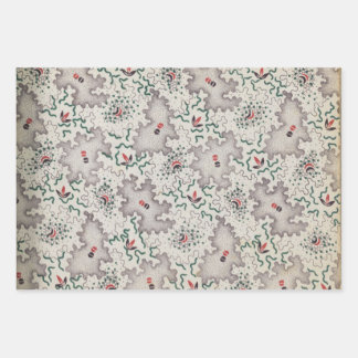 abstract art geometric and colorful patterns geschenkpapier set