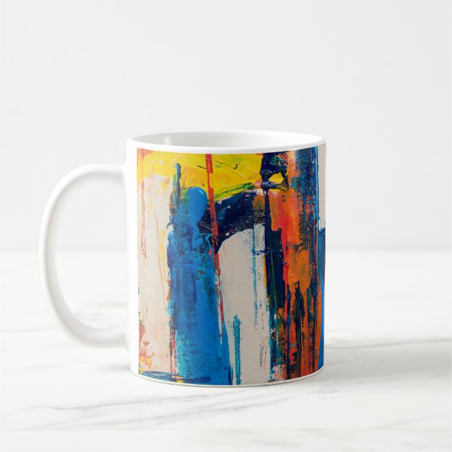 Abstract Art Kaffeetasse (Links)