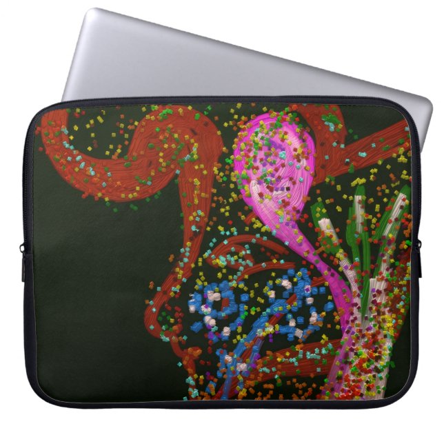 Abstract Art Laptop Sleeve (Vorderseite)