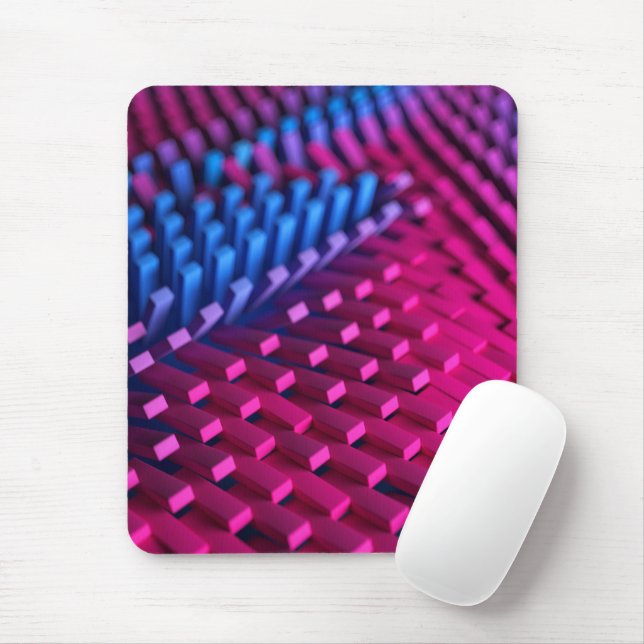 Abstract Art Mouse Pad Colorful Mousepad (Mit Mouse)