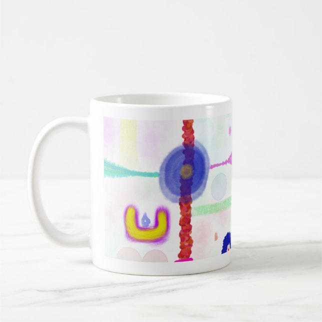 Abstract Art Mug Kaffeetasse (Links)
