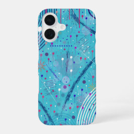 Abstract Art: Sparklers in the Sky iPhone 16 Hülle
