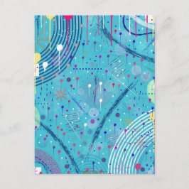 Abstract Art: Sparklers in the Sky Postkarte