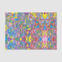 abstract art tranquil retro colors