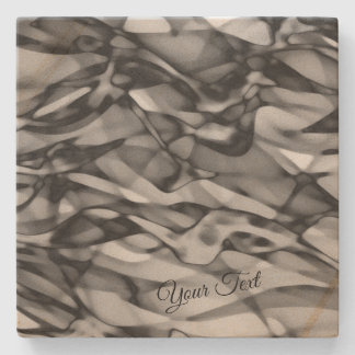 Abstract Art w Optional Personalized Text Steinuntersetzer